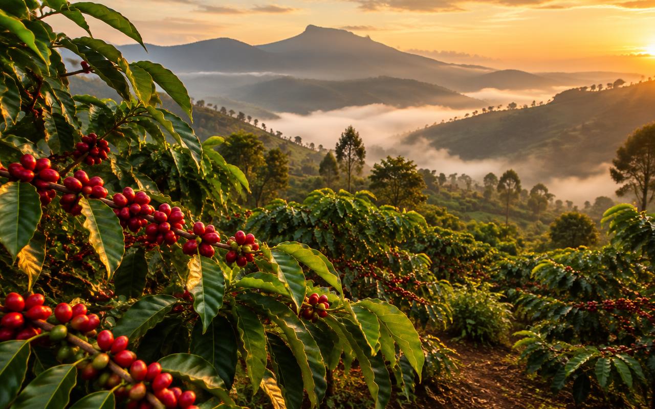 Ethiopia coffee landscape