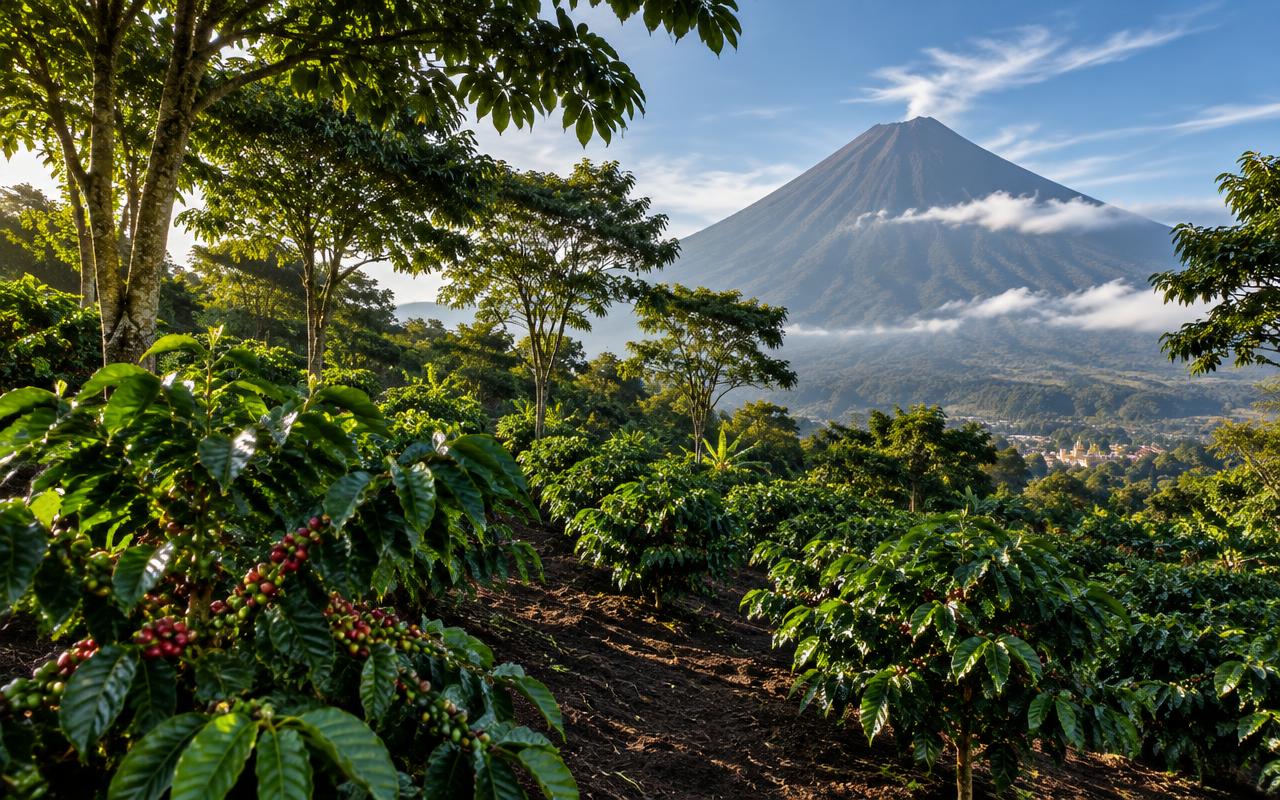 Guatemala coffee landscape